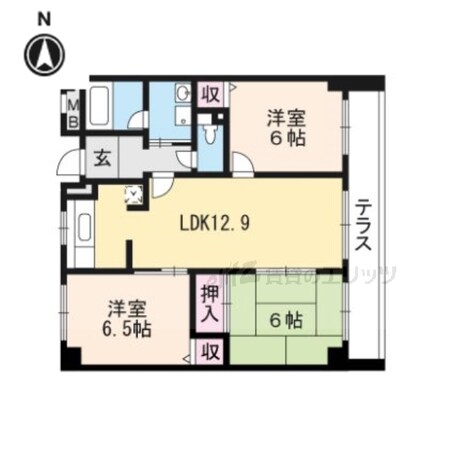 レシェンテ耳原の物件間取画像